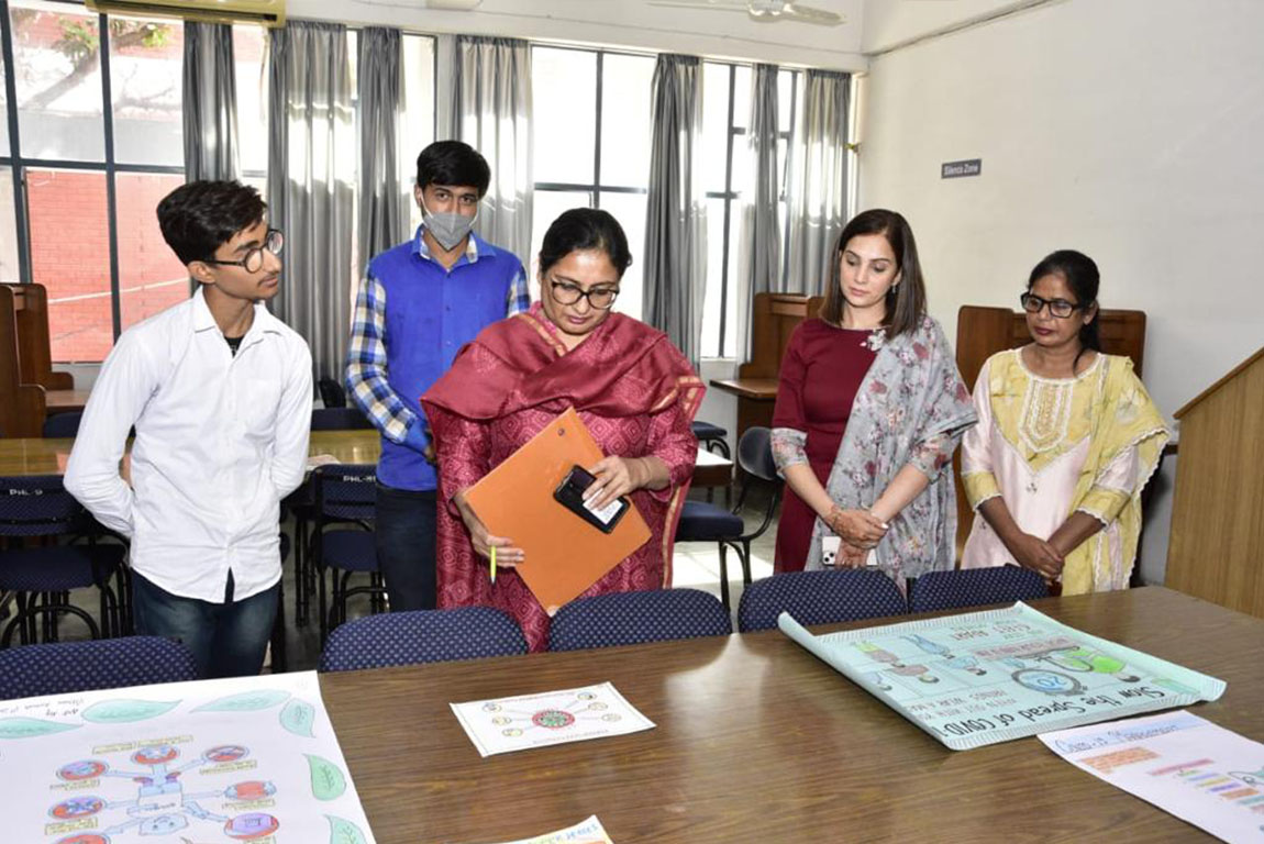 Poster making competition as a part of induction program