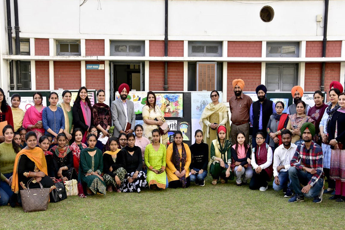 A seminar on 'Women's Day' at GHG Khalsa College Gurusar Sadhar