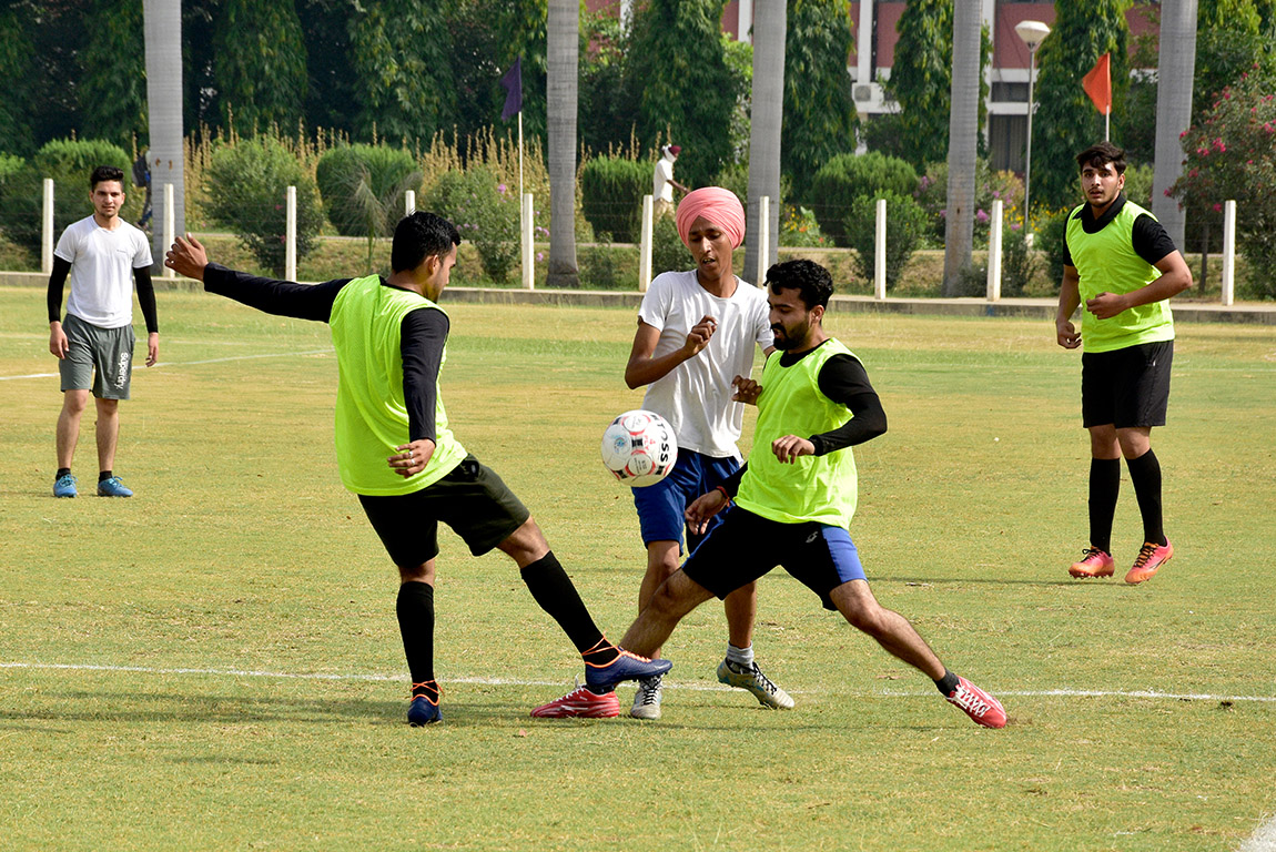 Inter-Class Pharmacy Soccer League starts at G.H.G Khalsa College of Pharmacy Gurusar Sadhar