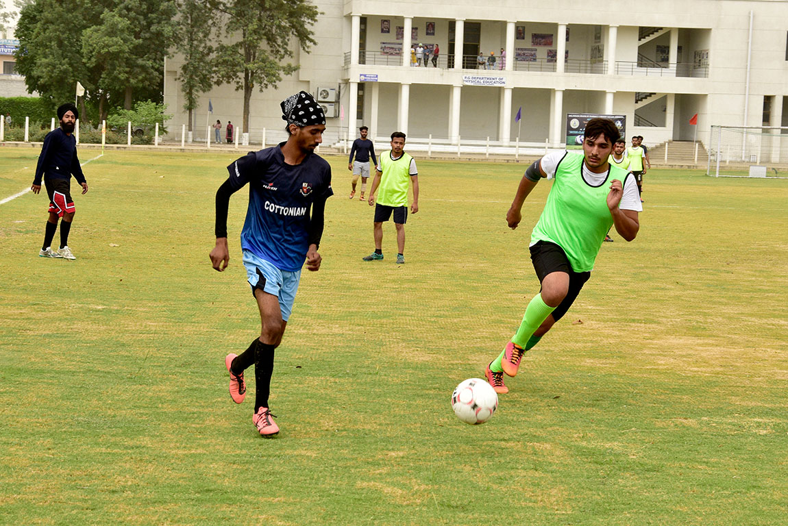 Cheetah Colonels win first Soccer league trophy at G. H. G Khalsa College of Pharmacy Gurusar Sadhar