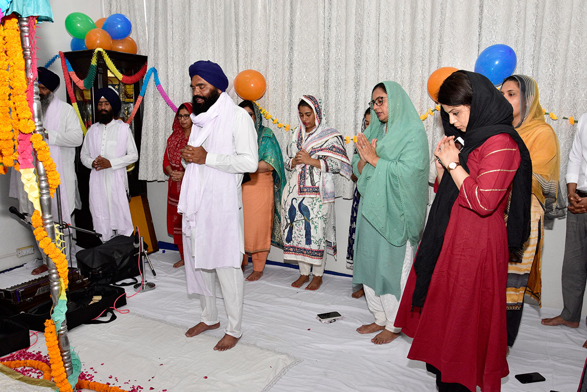 G. H. G. Khalsa college of Pharmacy organised Path Shri Sukhmani Sahib ji