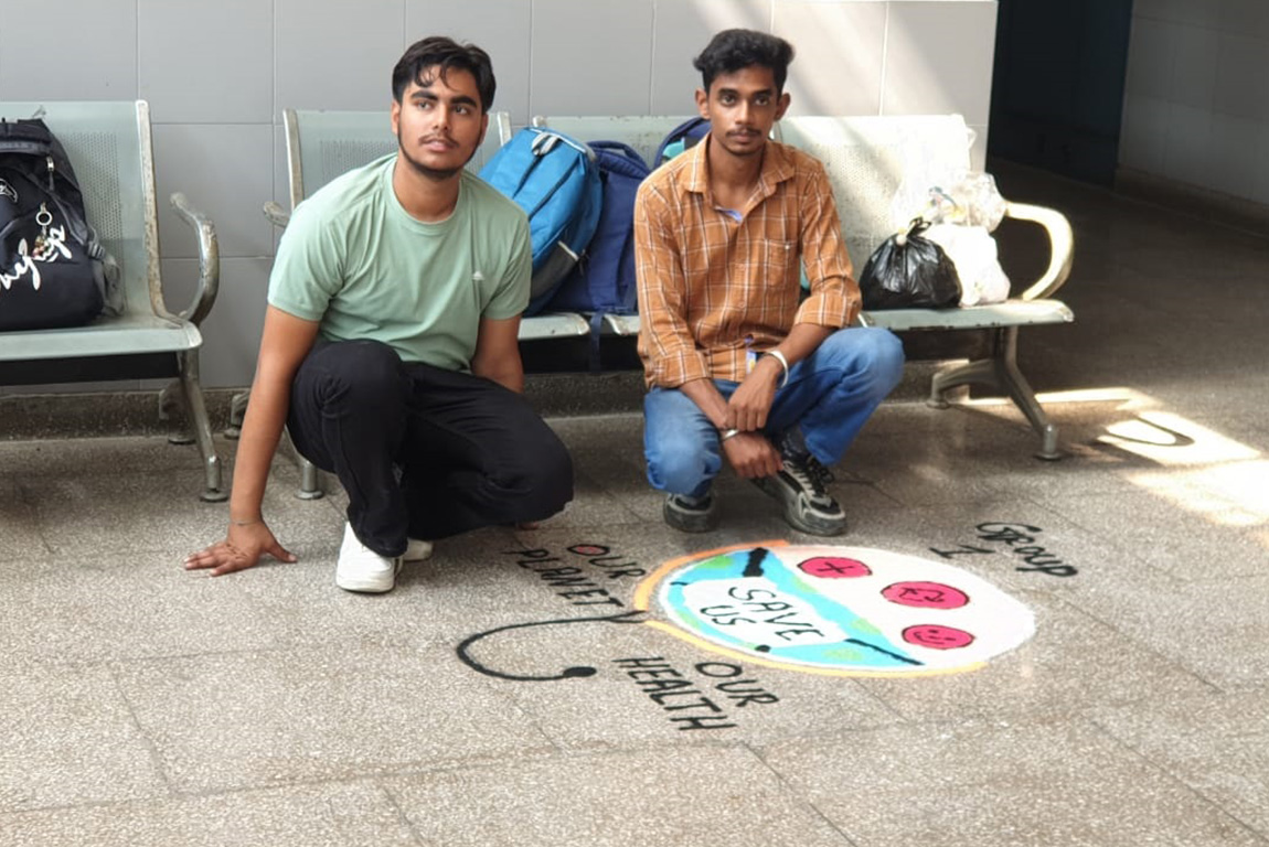G.H.G Khalsa College of Pharmacy, Gurusar Sudhar has organised a Rangoli Competition