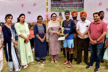 Cheetah Colonels win first Soccer league trophy at G. H. G Khalsa College of Pharmacy Gurusar Sadhar